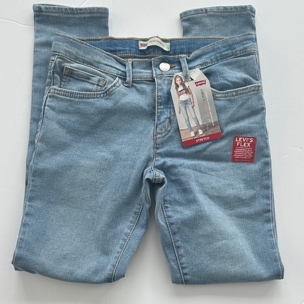 Levi's Girls Light Blue Skinny Jeans size 12 reg